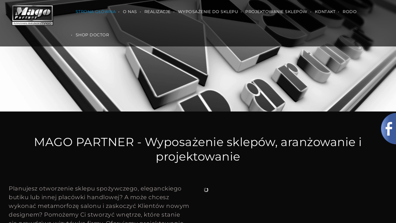 Mago Partner. Projektowanie, aranżacja, wyposażenie sklepów i magazynów cover