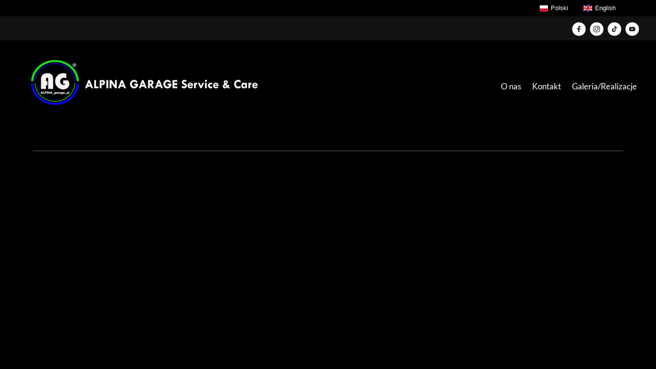 Kompleks motoryzacyjny ALPINA GARAGE Service & Care cover