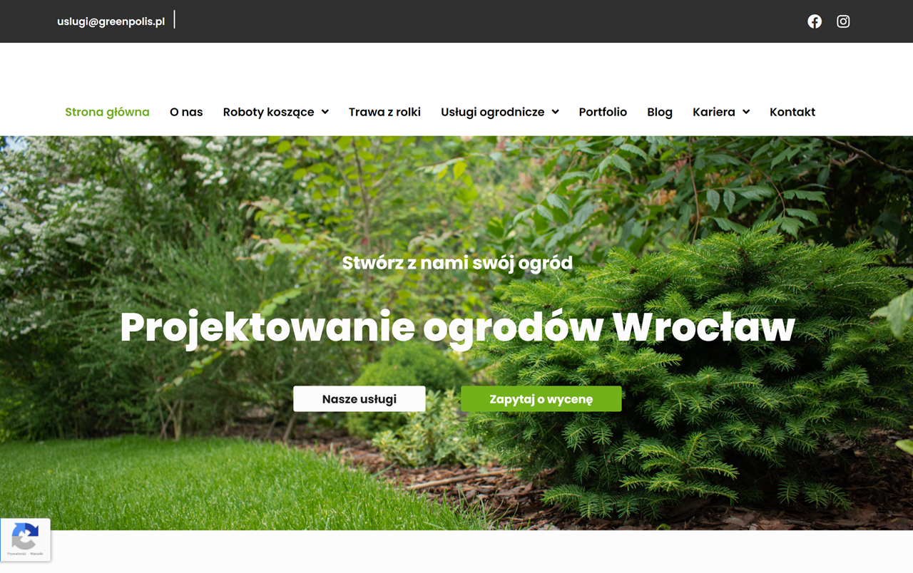 Projektowanie i zakładanie ogrodów GreenPolis cover
