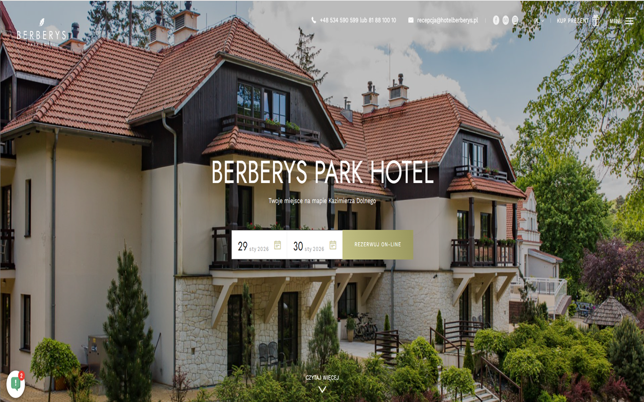 Hotel Berberys Kazimierz Dolny cover