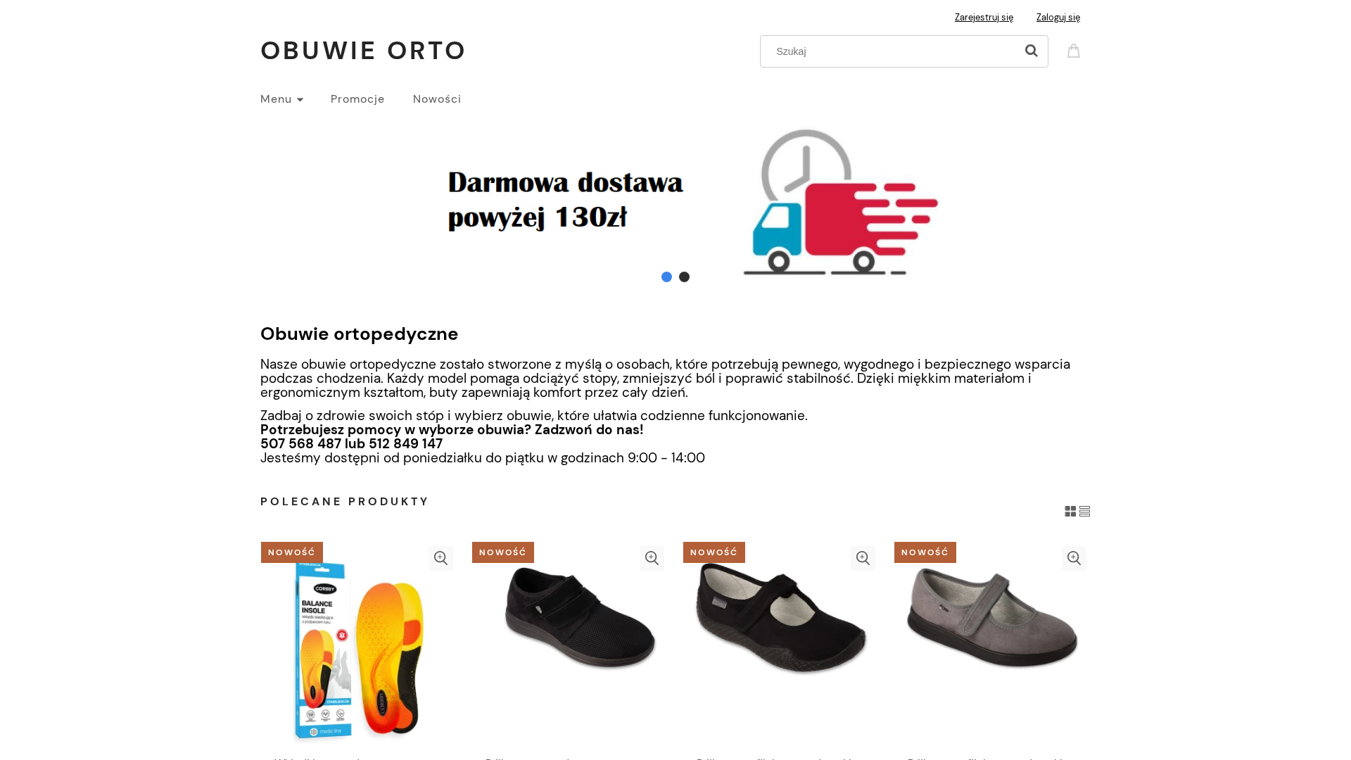 Obuwie ortopedyczne | Sklep internetowy Obuwie ORTO cover