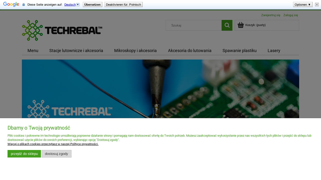 Narzędzia elektroniczne | Sklep internetowy Techrebal cover