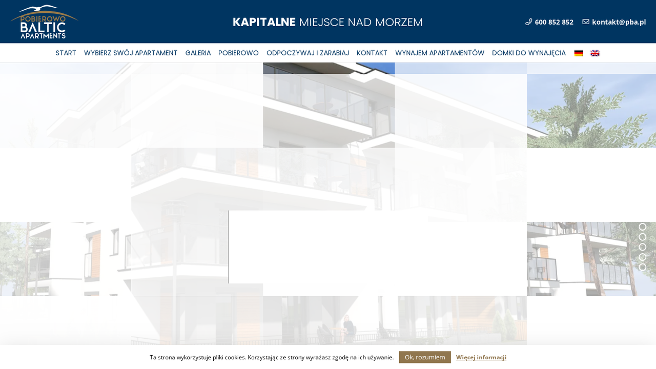 Pobierowo Baltic Apartments - apartamenty na sprzedaż nad morzem cover